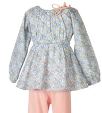 The Yellow Lamb - Girl's Gabby Gathered Neck Tunic