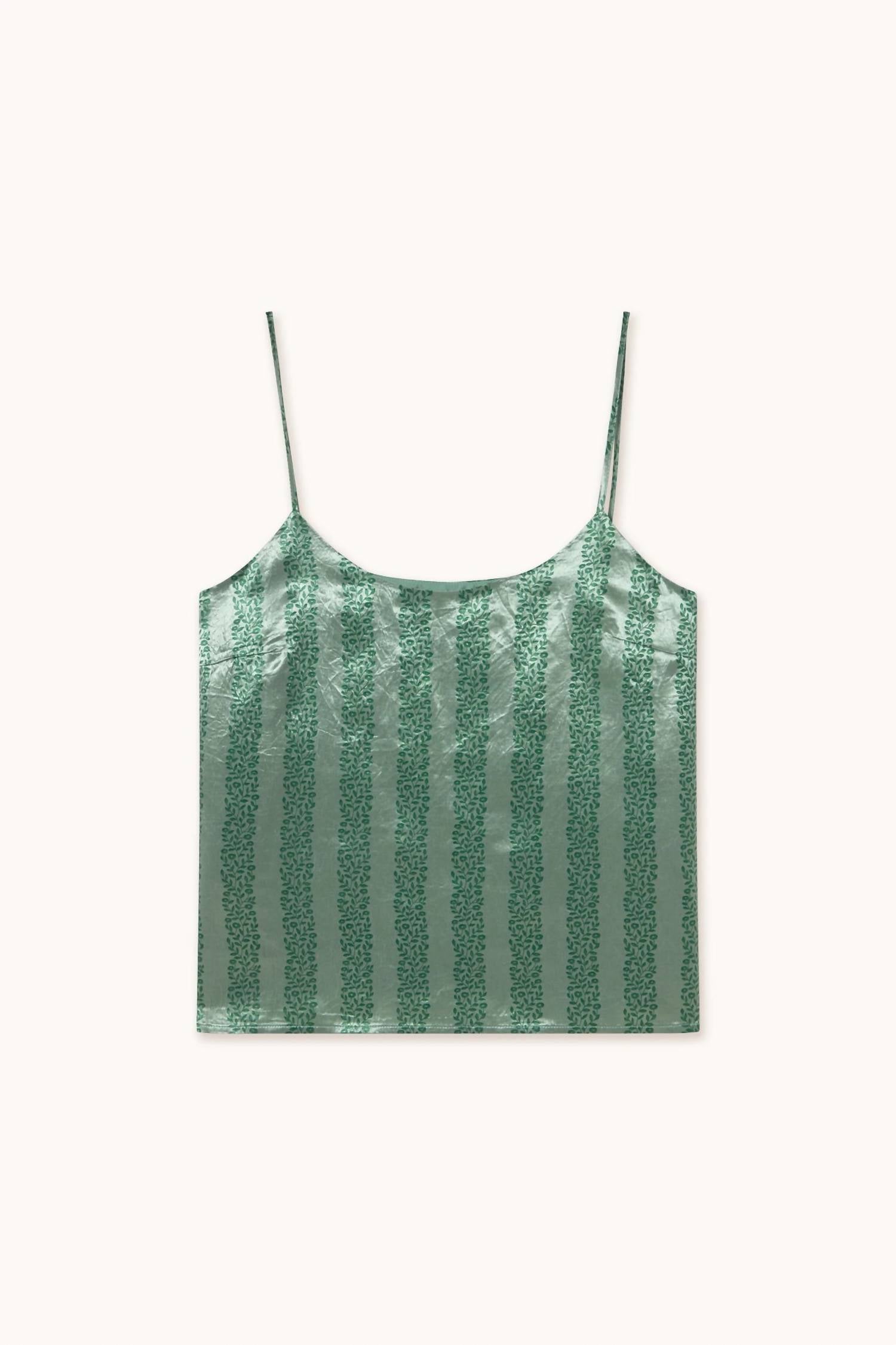 The Tiny Big Sister - Flowers Straps Top Washed