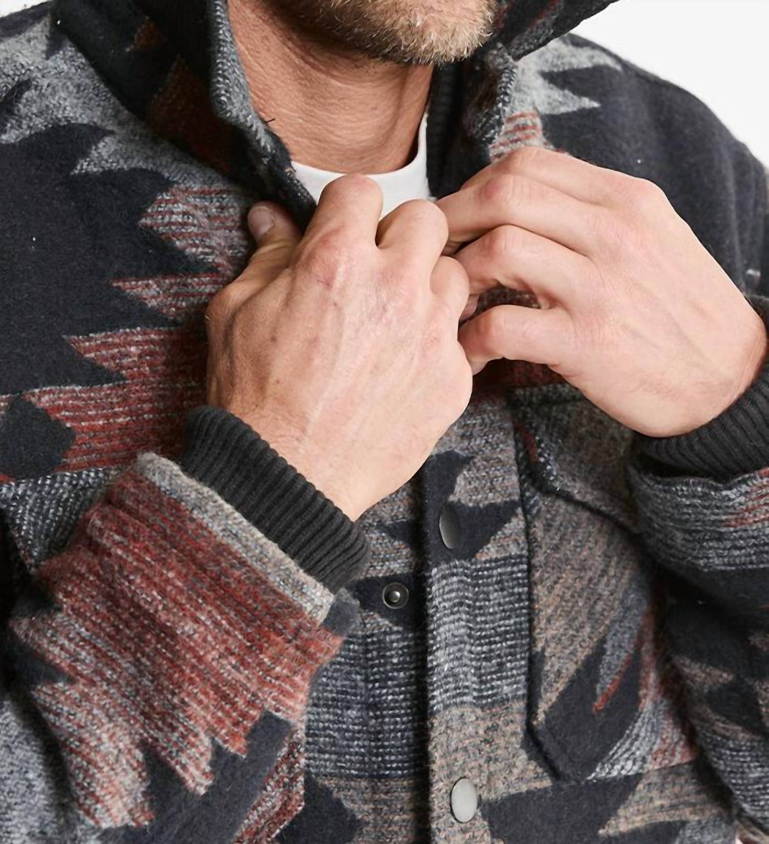 Jachs New York - Sherpa Lined Wool Blend Jacket