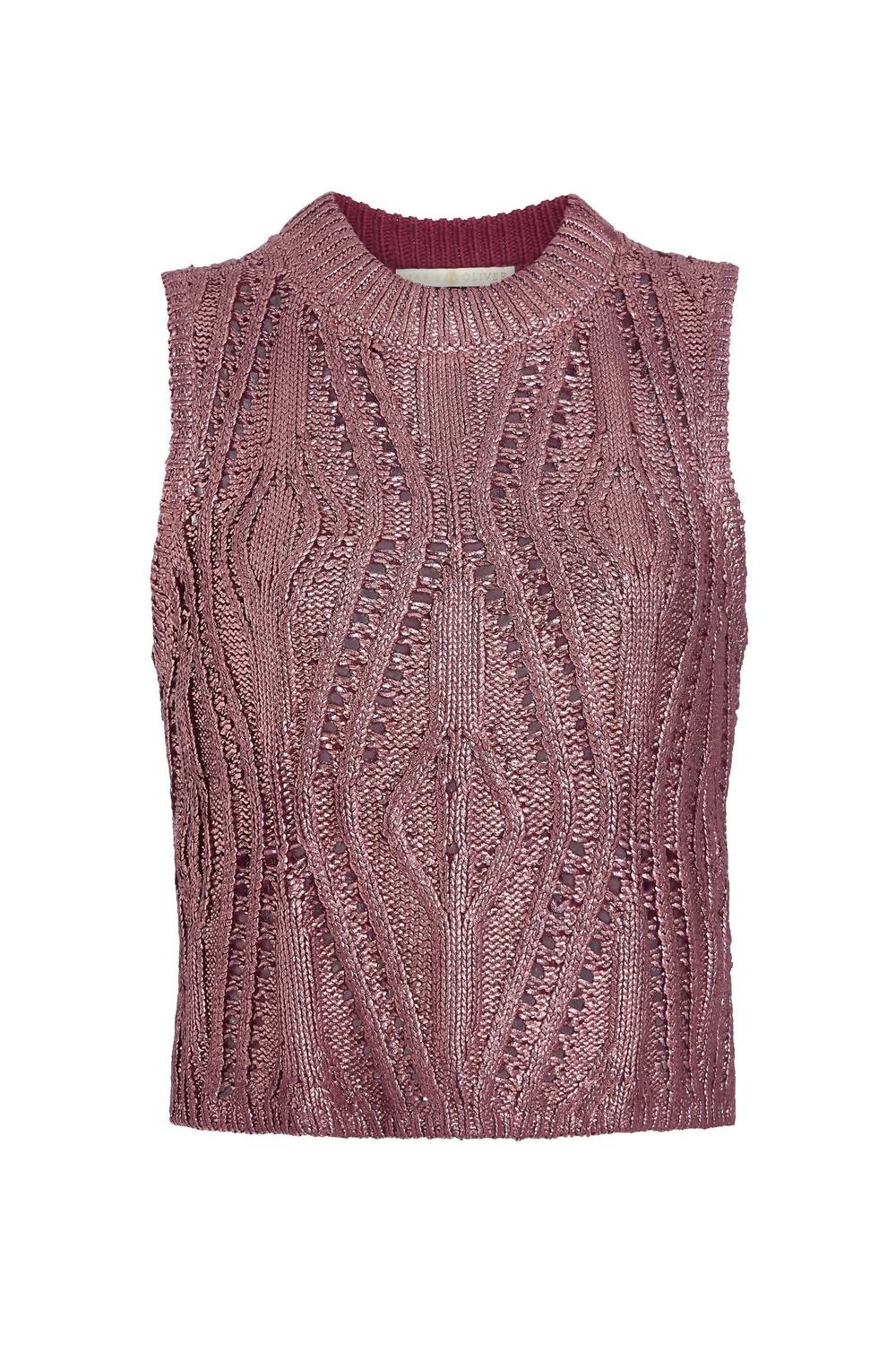 Marie Oliver - Mcguire Foiled Knit Top