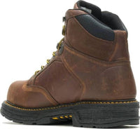Wolverine Men's Hellcat Composite Toe Boots in tobacco - men's boots - detail view