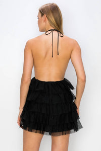 The Vintage Shop - Ashley Tiered Ruffle Mini Dress