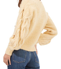 Astr - Lizette Cable Knit Sleeve Sweater