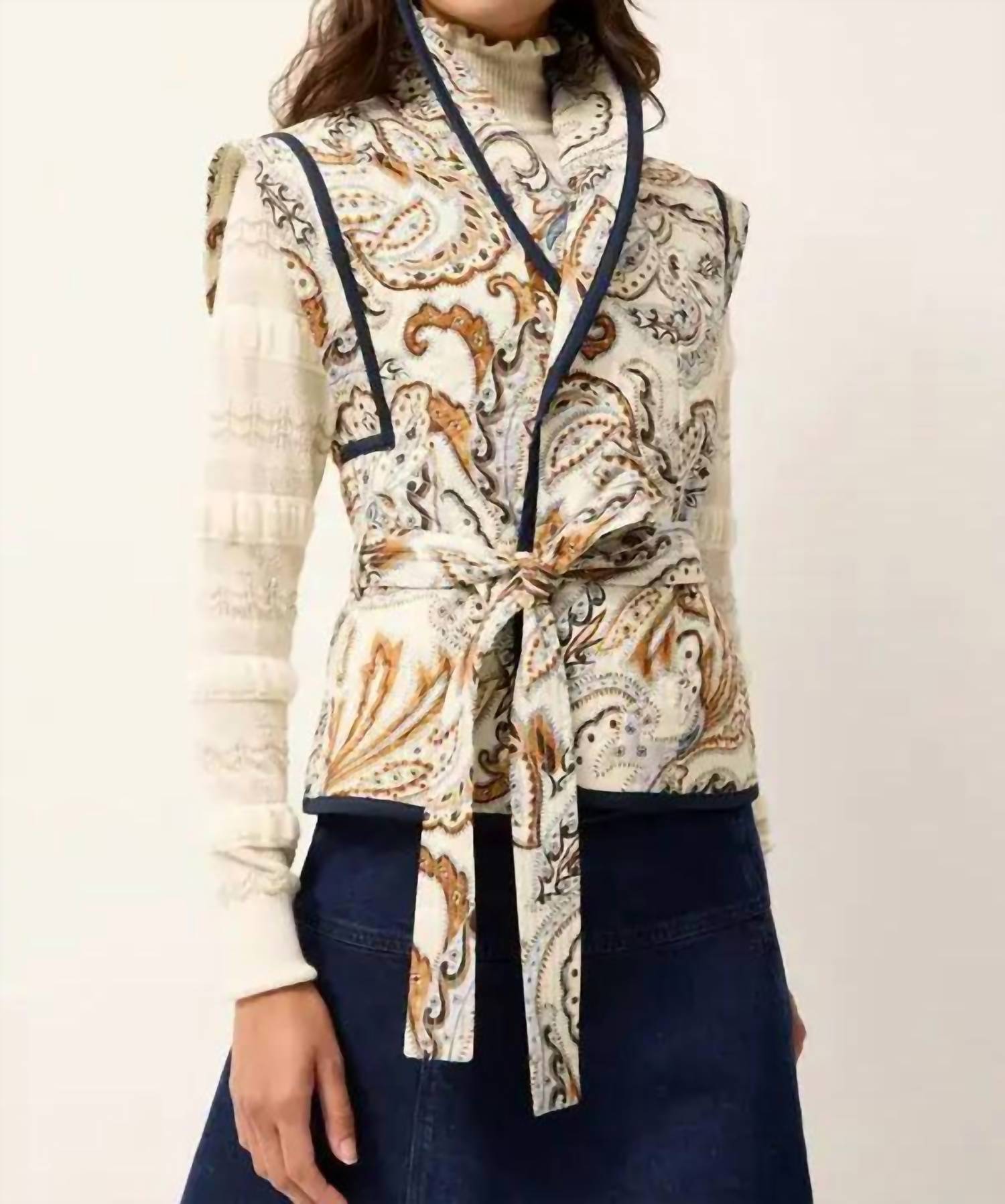 Marie Oliver - Bowie Paisley Vest