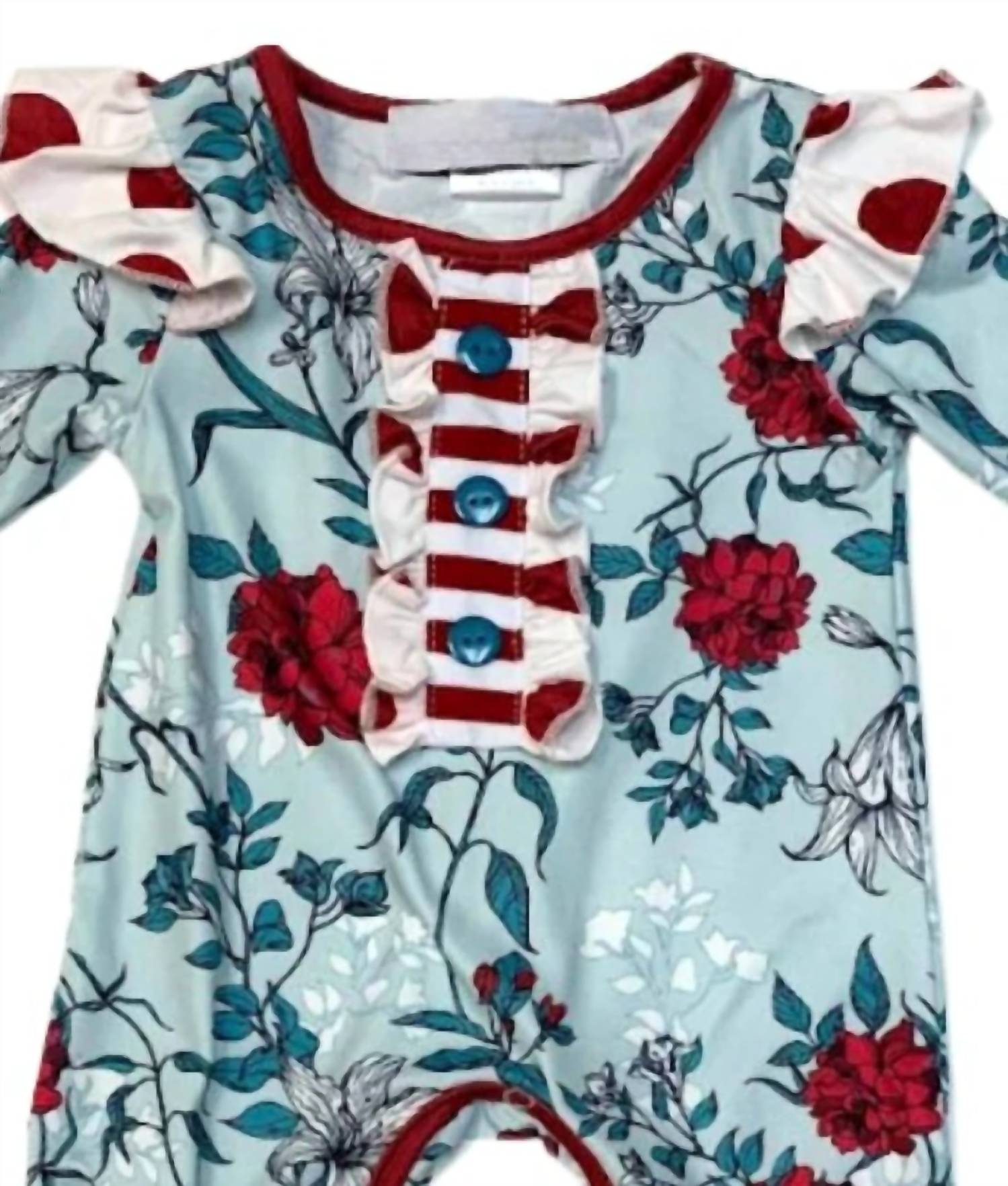 Okie + Lou - Girls Petals & Play Romper