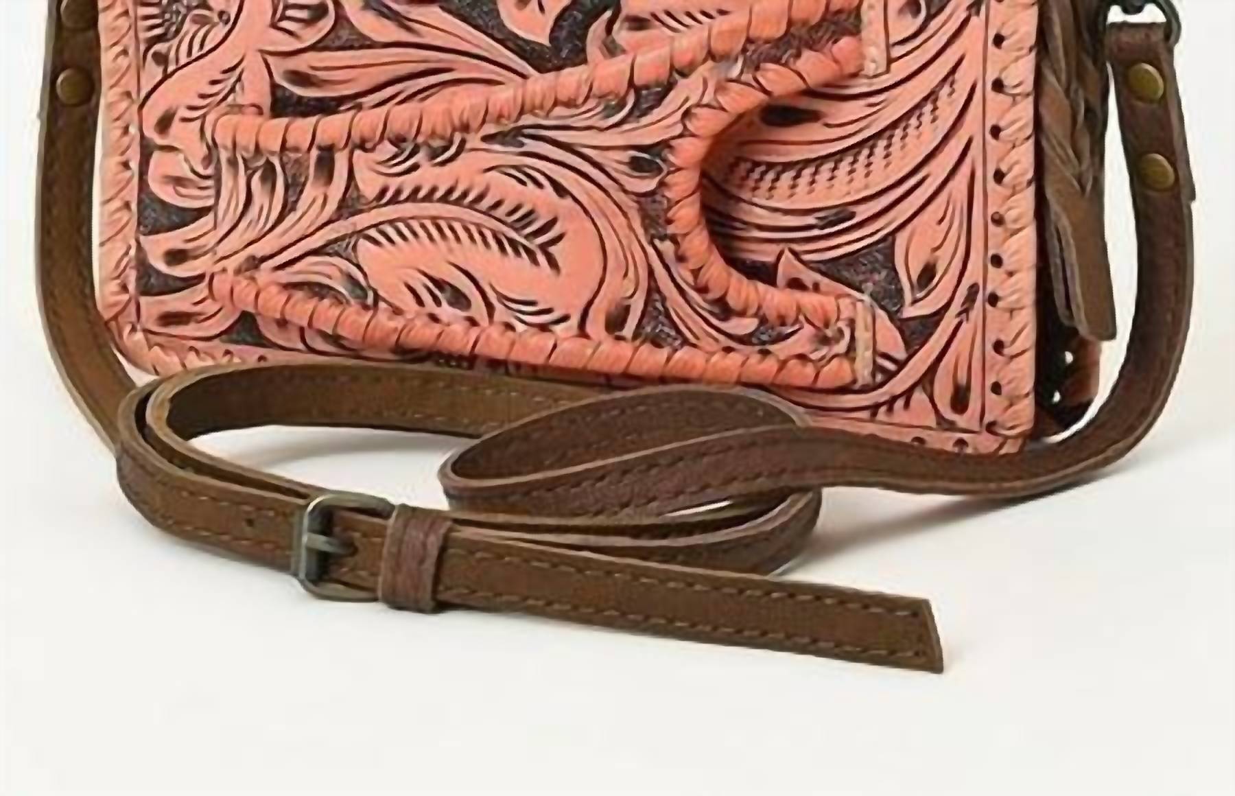 American Darling - Hand Tooled Genuine Leather Western Handbag