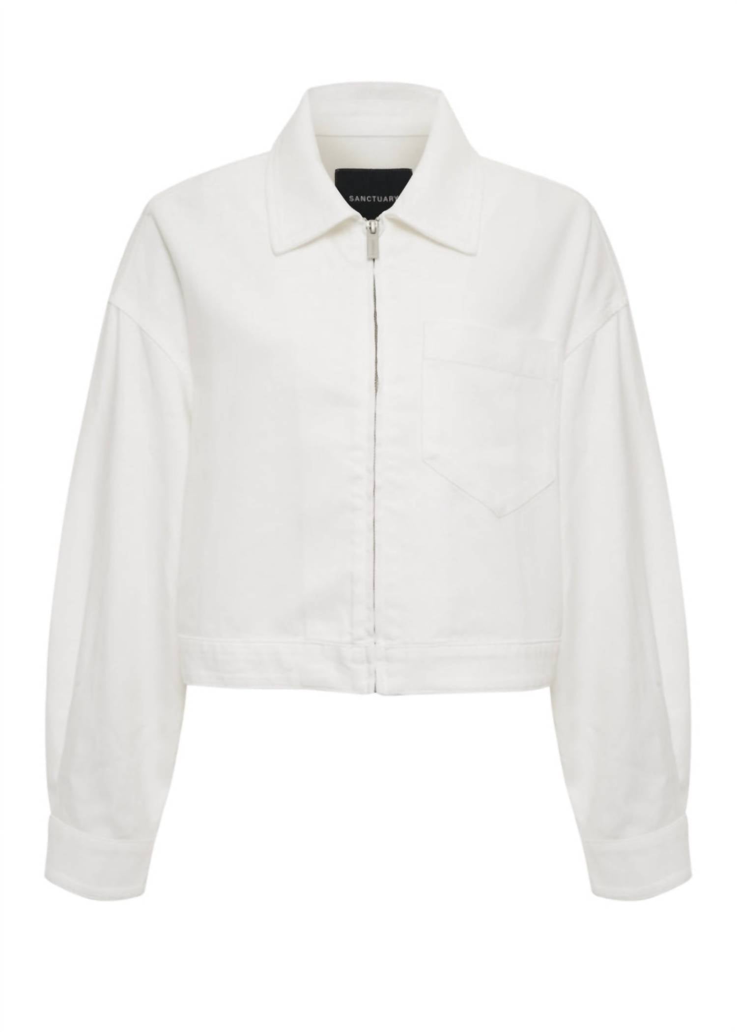 Sanctuary - Cropped Paper Boy Long Sleeve Jacket