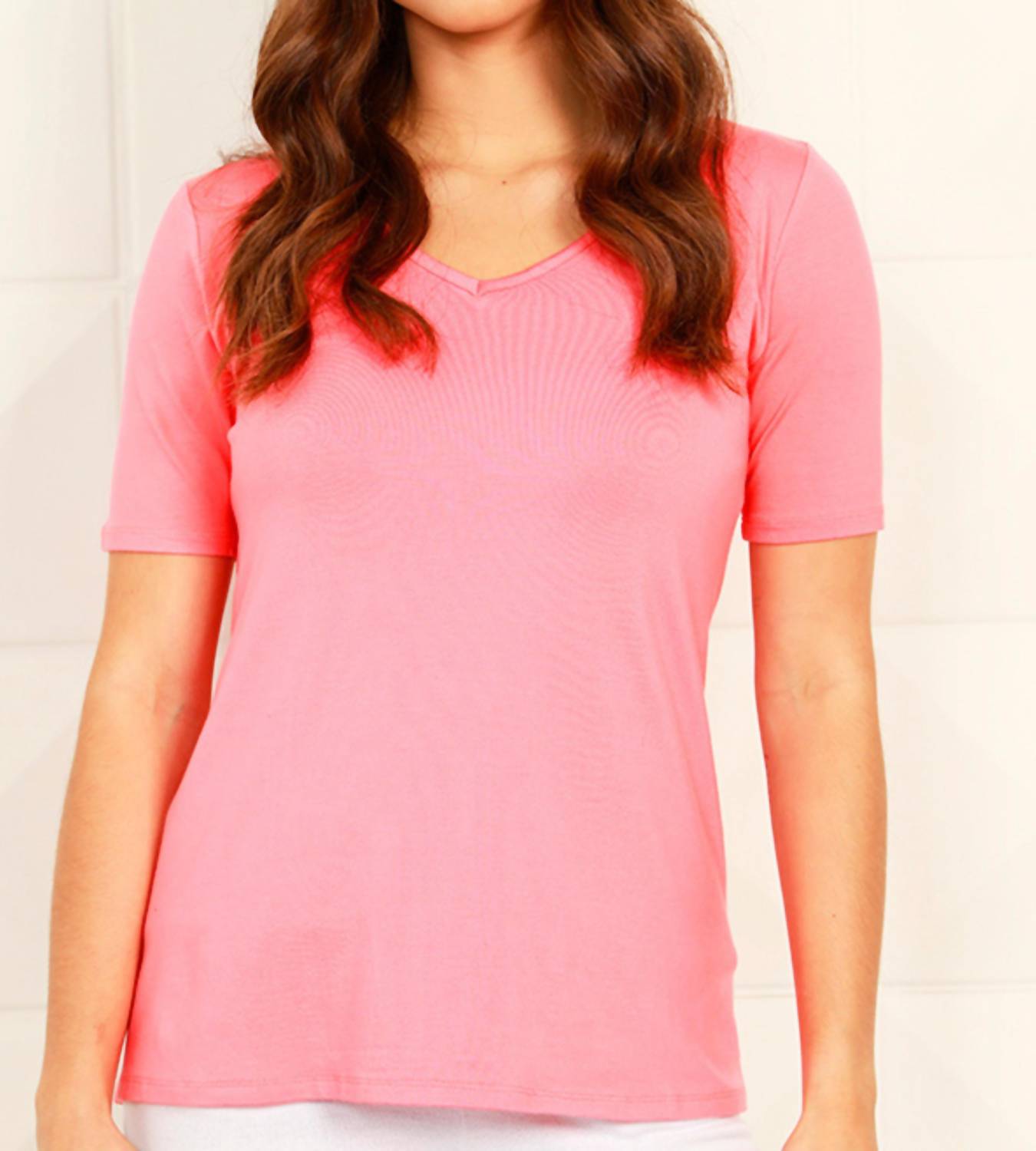 Short Sleeve V-Neck T Shirt