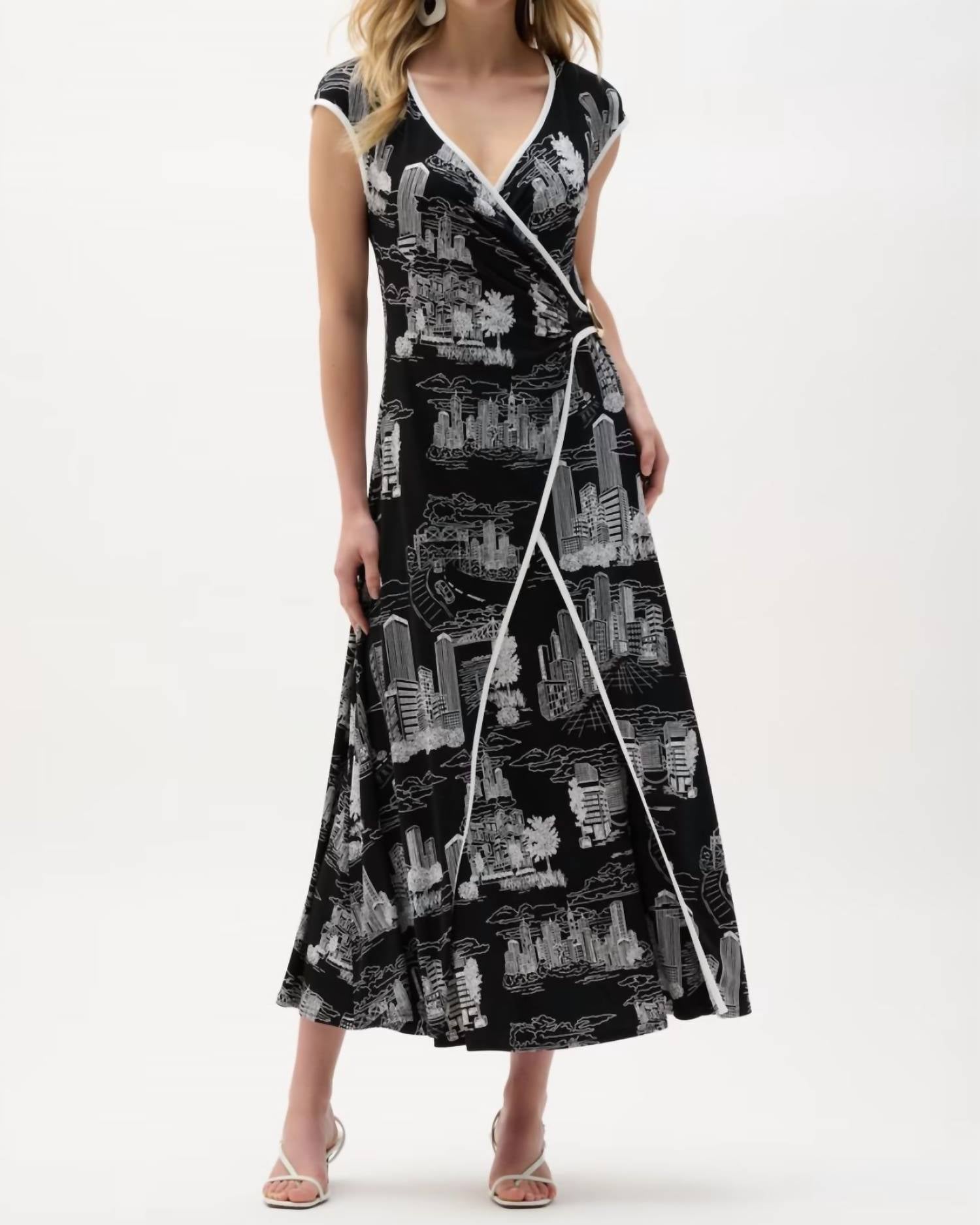 Joseph Ribkoff - Maxi Wrap Dress