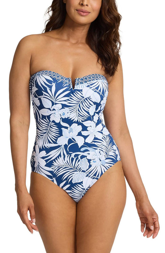 Tommy Bahama - Island Cays Blooms Bandeau One-piece Swimsuit