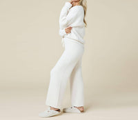 Softies - Marshmallow Waffle V-neck Lounge Set