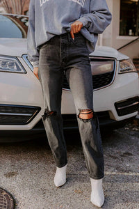 Kancan - Jackson High Waist Distressed Jeans