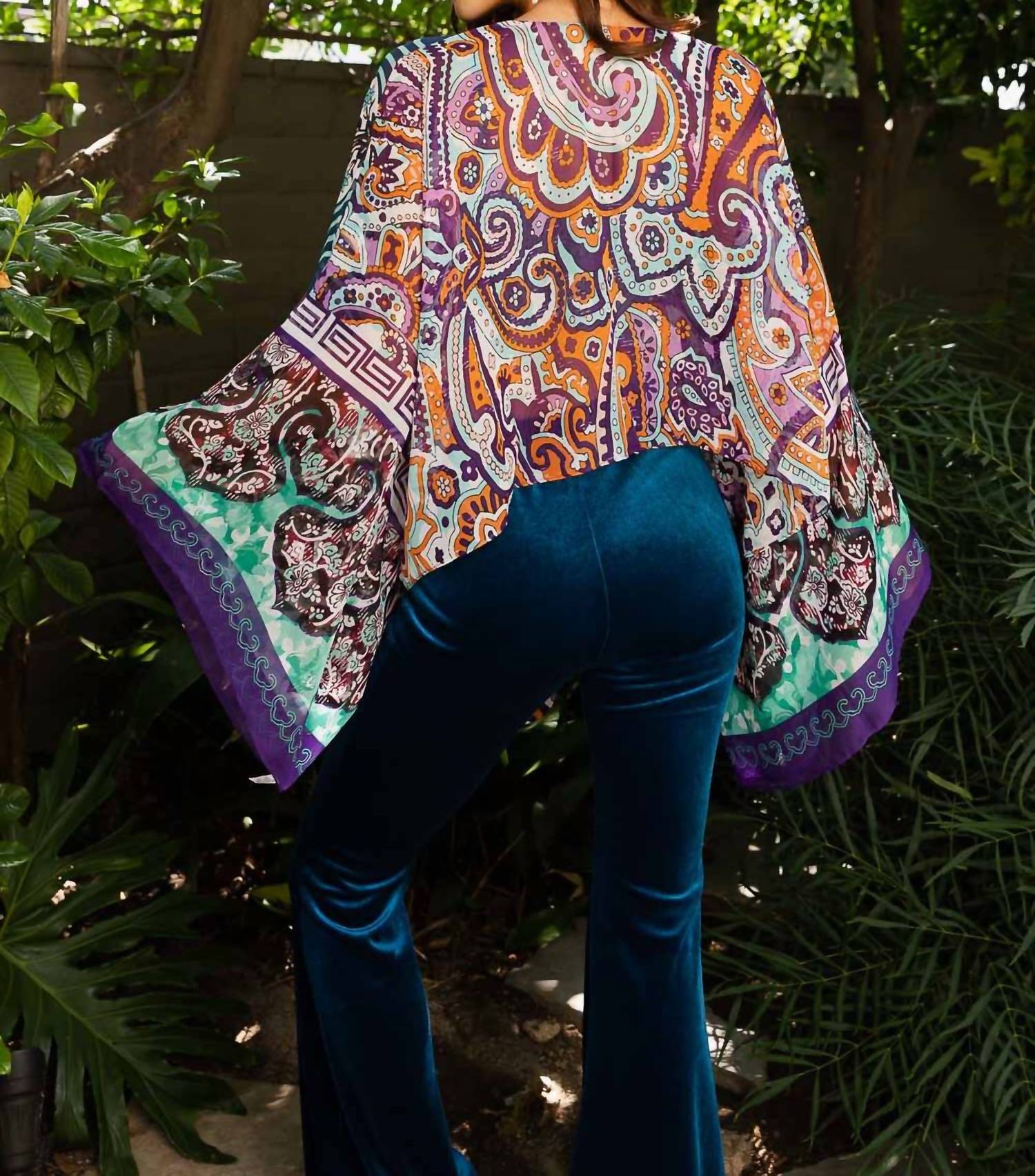Leto - Boho Chic Tie Front Wrap