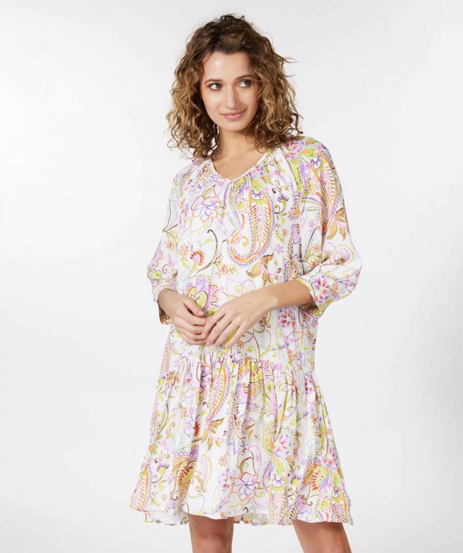 Esqualo - Bibbi Beloved Flower Print Mini Dress
