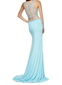 Angela & Alison - Embroidered Prom Dress