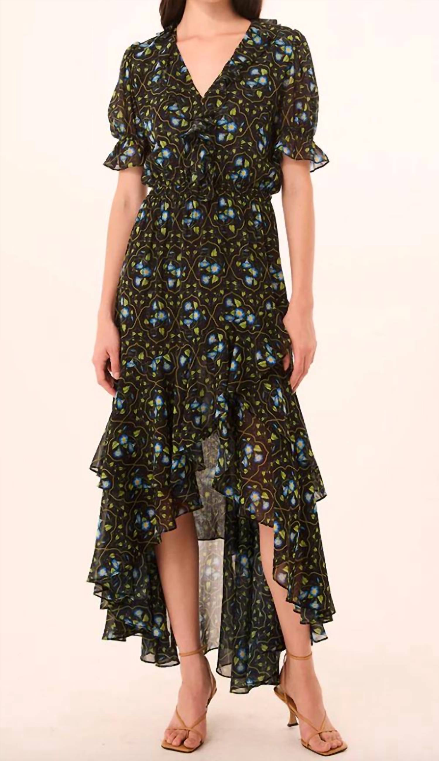 Misa Los Angeles - Jodie High-low Hem Midi Dress