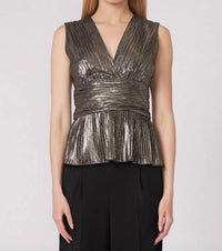 Gilner Farrar - Emory Lurex Sleeveless Top