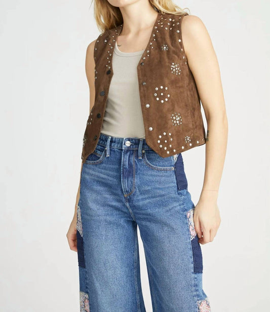 Driftwood - Suede Studded Vest