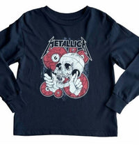 Rowdy Sprout - Kid's Metallica concert Skull Long Sleeve