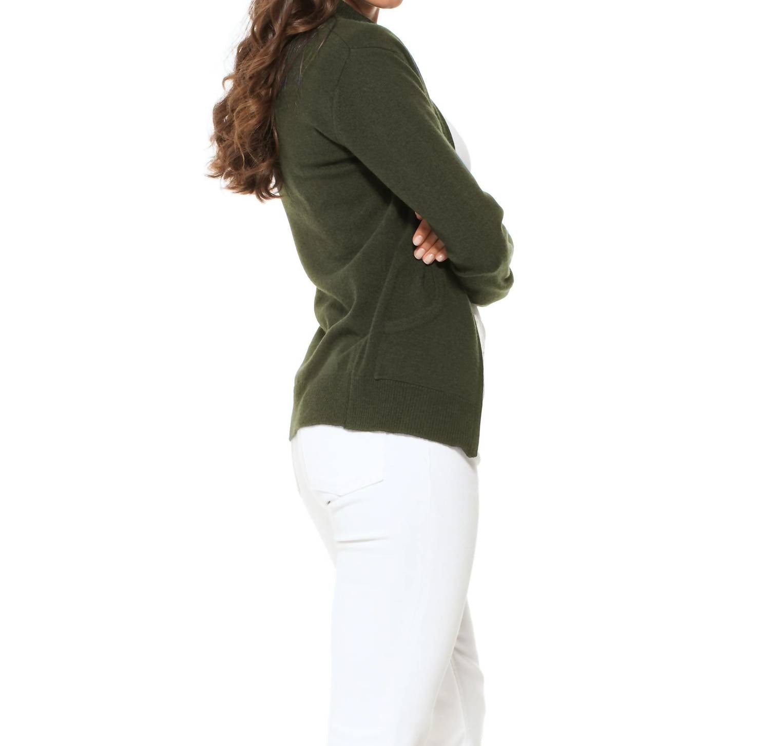 Monticelli Cashmere - Women's Pure Cashmere Zip Cardigan