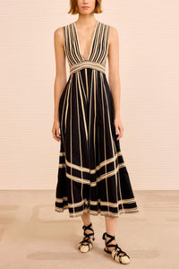 Ulla Johnson - Palermo Deep V Midi Dress