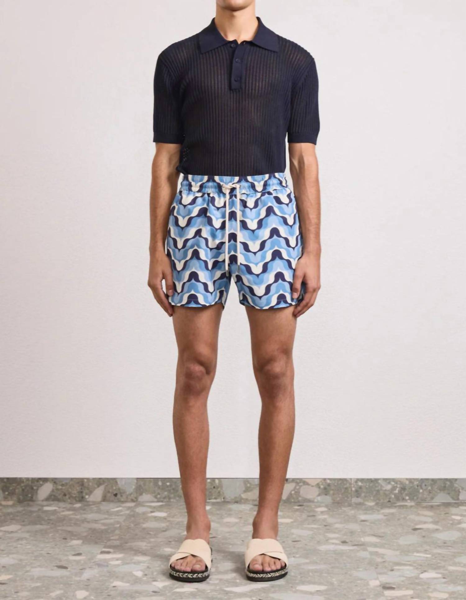 Frescobal Carioca - Sport Deserto Print Swim Shorts