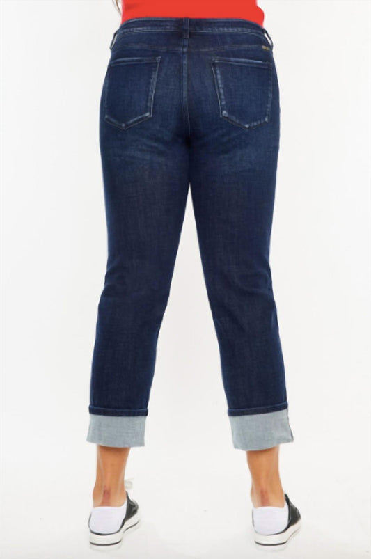 Kancan - Raven Mid Rise Skinny Straight Leg Jean - Plus