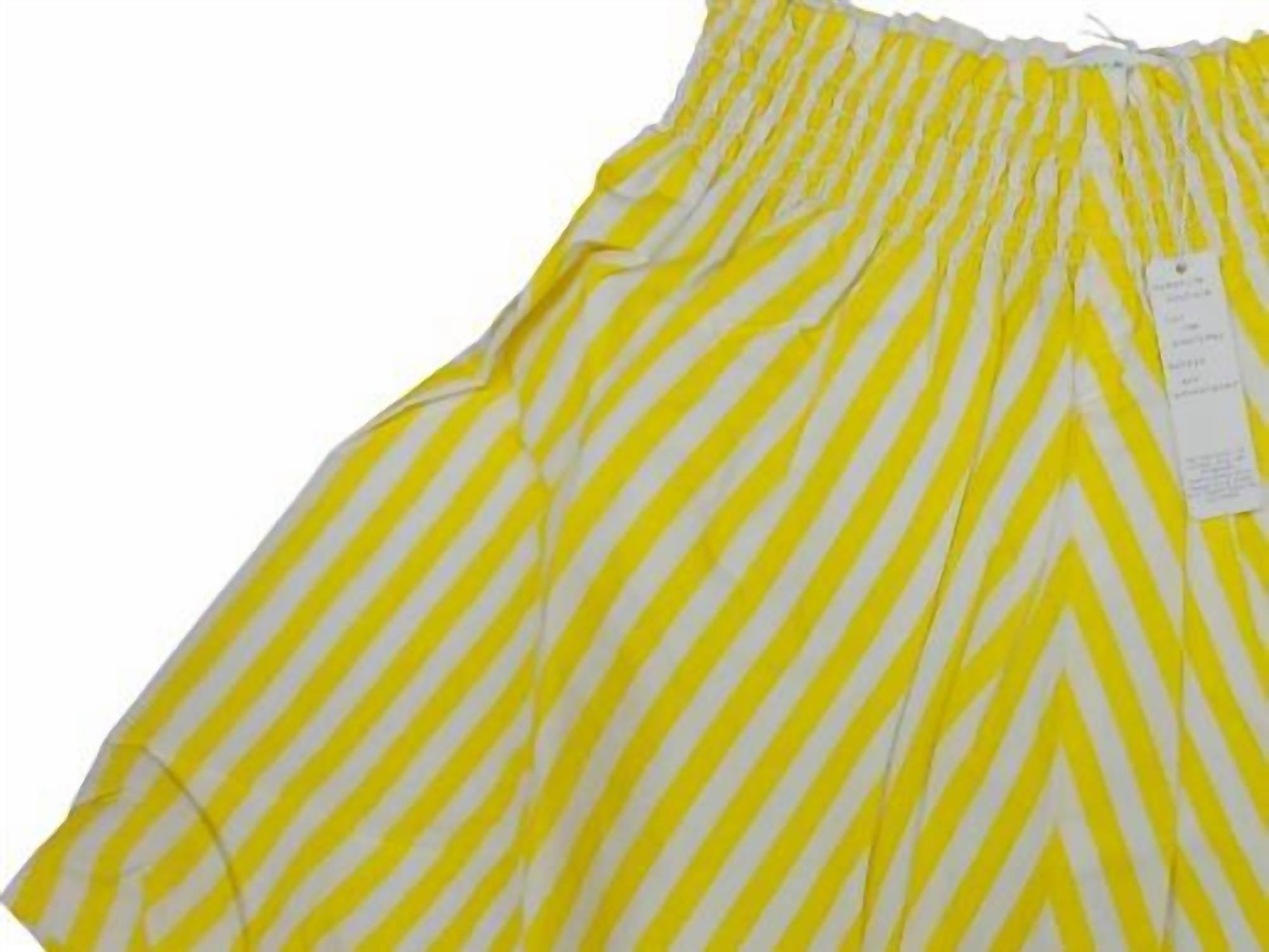 Wovenplay - Girl's Mini Striped Skirt