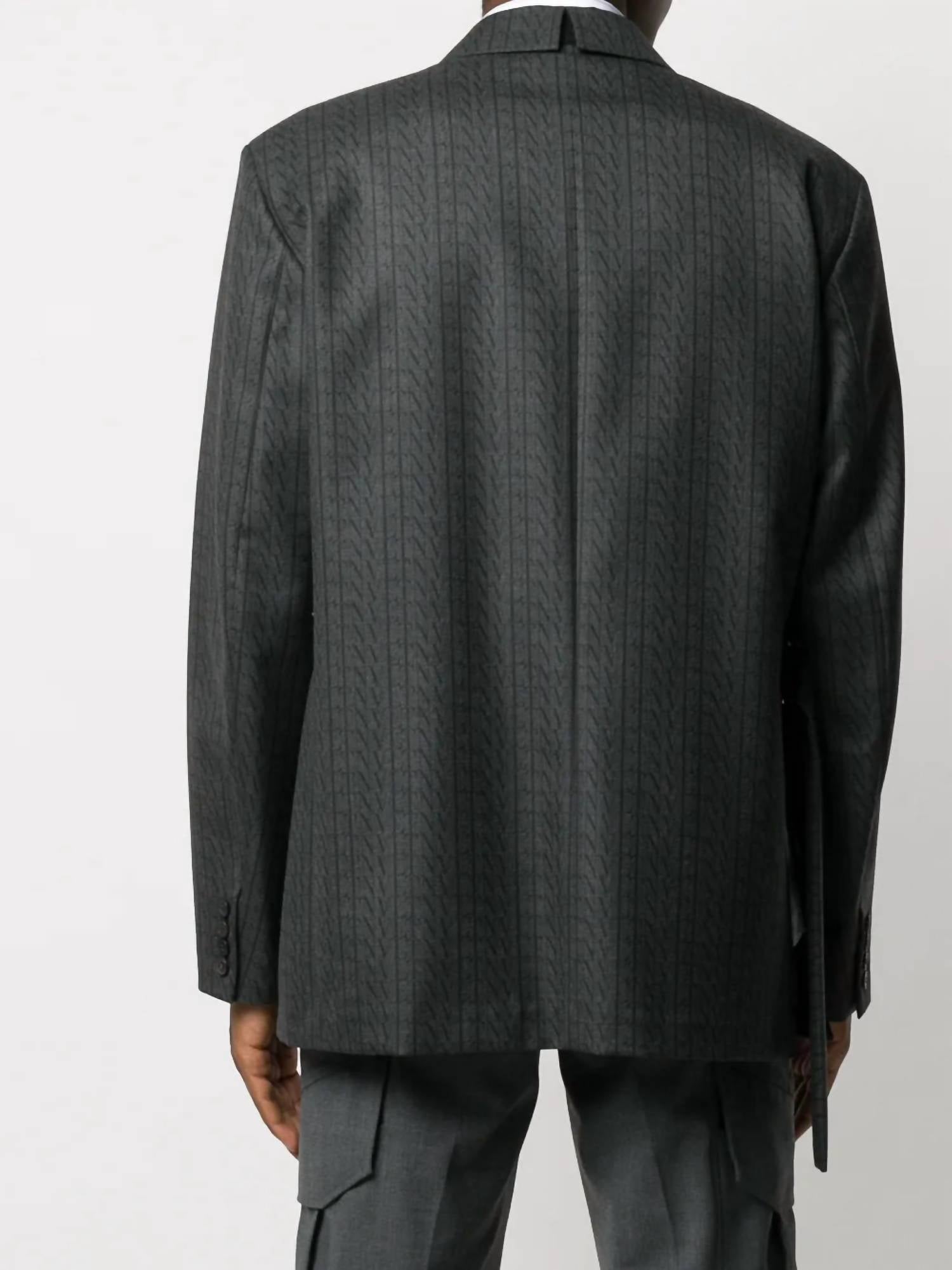 Valentino - Print Single Breasted Blazer