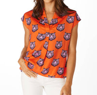 Stewart Simmons - Clemson V-neck Blouse