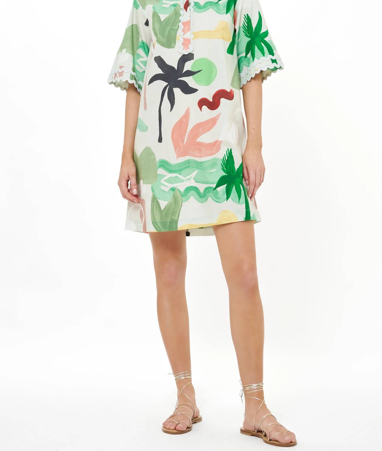 Oliphant - Collard Shirt Mini Dress