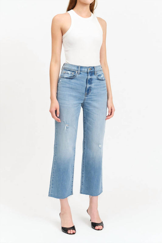 Daze - Sundaze High Rise Straight Crop Jeans