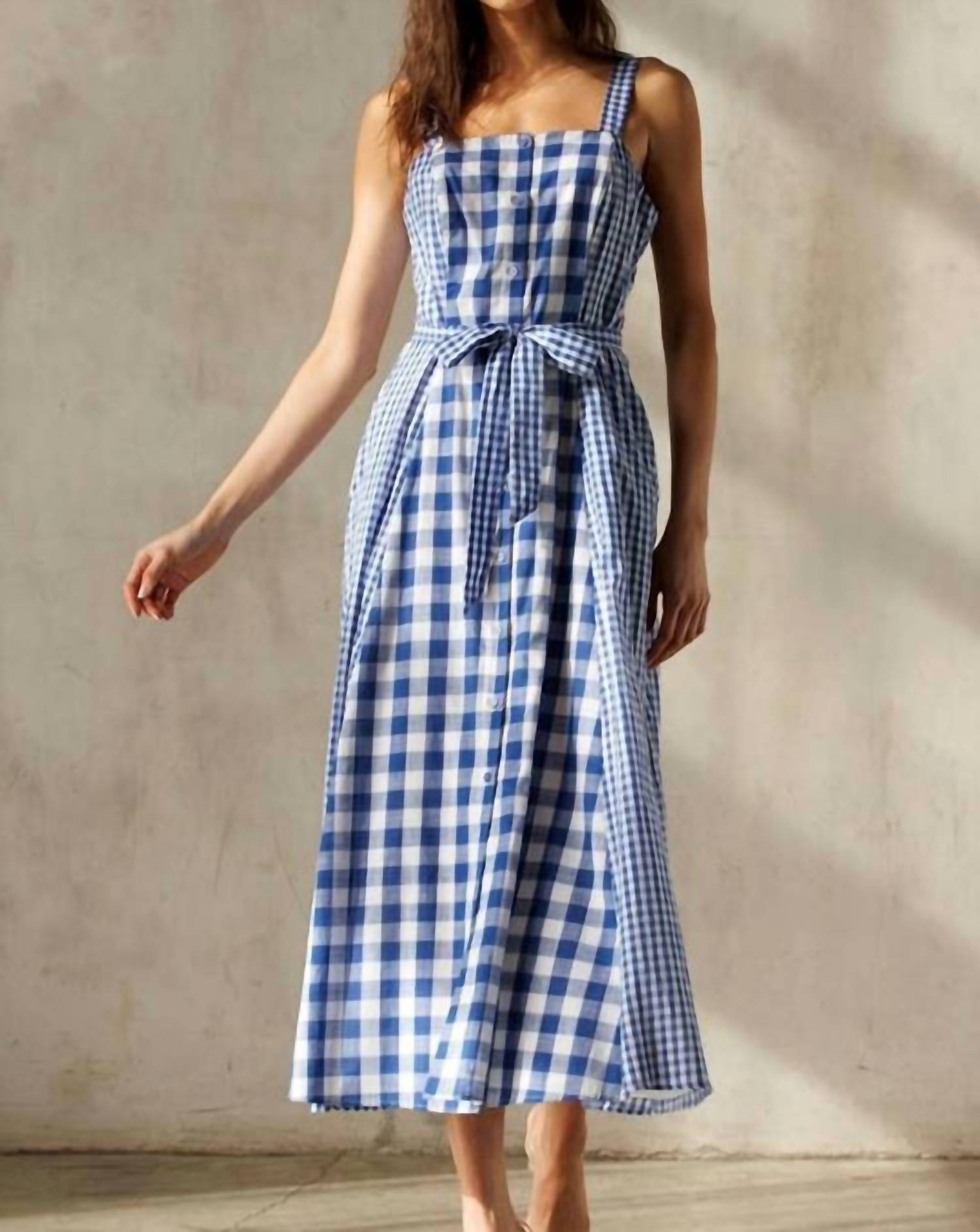 Storia - Charlotte Gingham Midi Dress