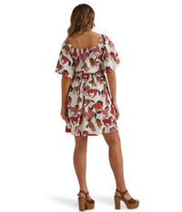 Wrangler - Retro Horse Print Punchy Dress
