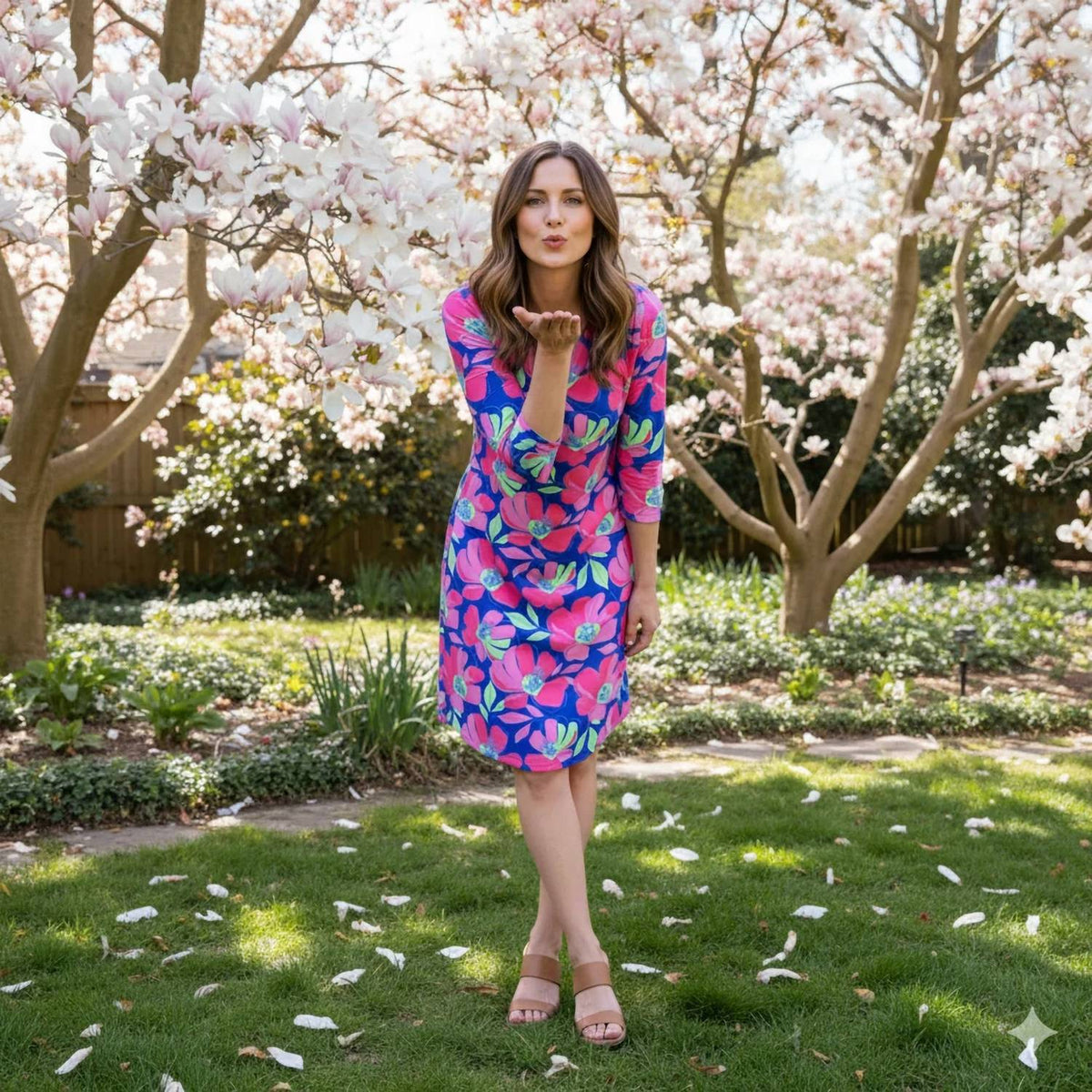 Katherine Way - Brisbane V Neck Dress