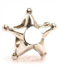 Trollbeads Cancer & Pisces Pearl Star Sterling Bead in silver - women's jewelry
