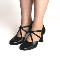 Laduca - Women's Elizabeth Comfort Heel Leather Pumps