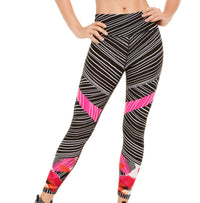 Calvin Klein - Striped Printed High Waist Leggings