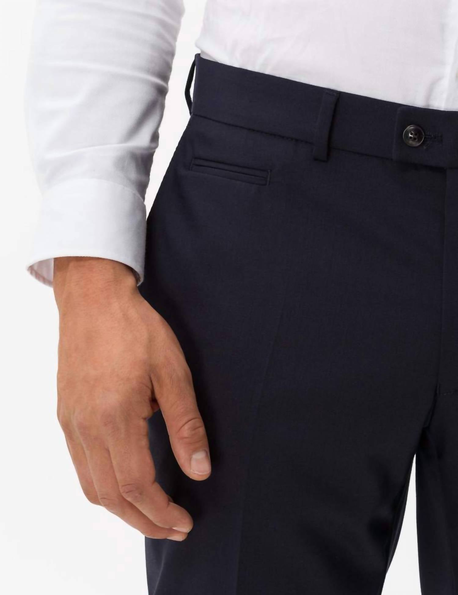 Brax Enrico Trouser in dark blue - men's pants - view 5