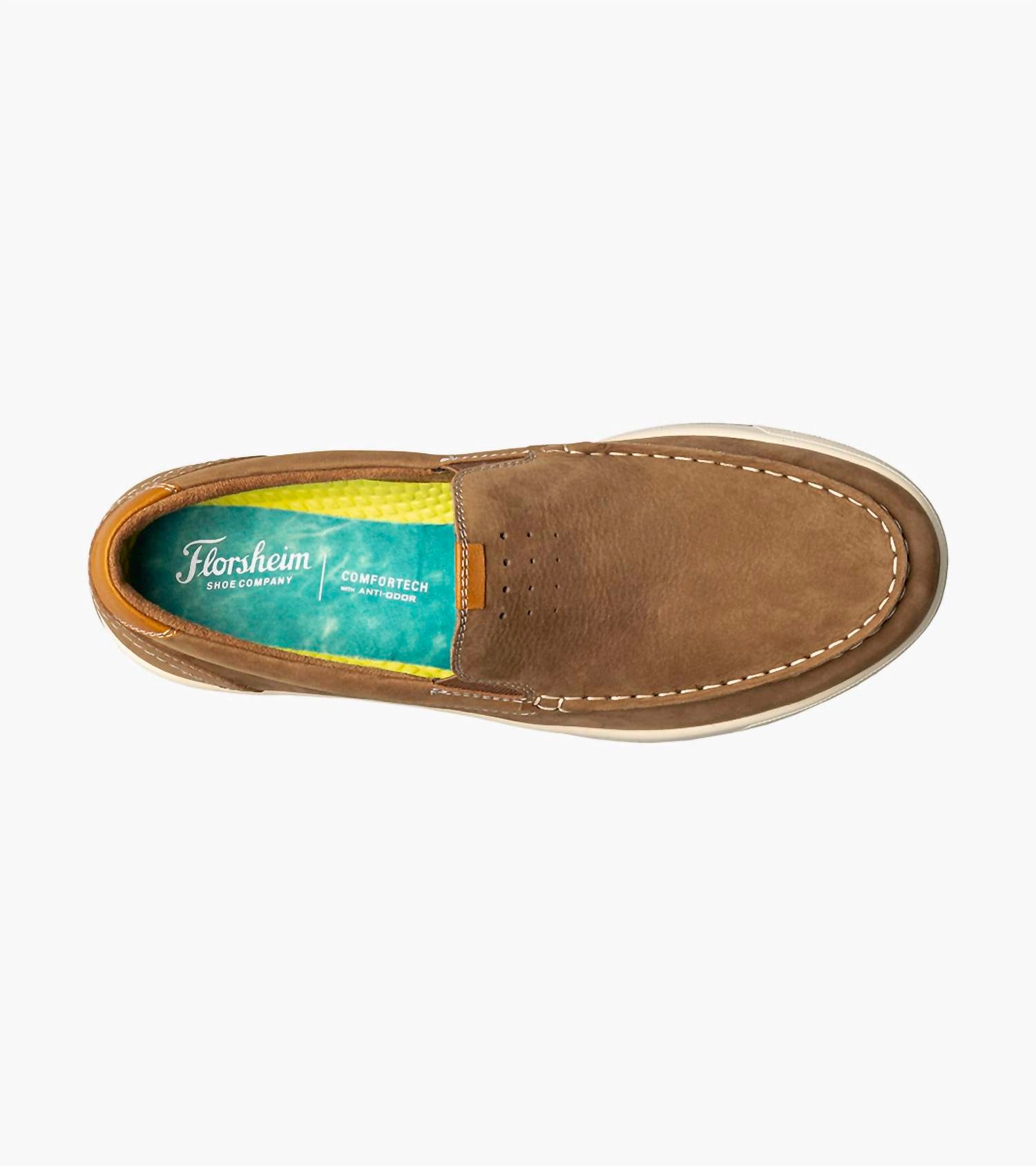 Florsheim - Men's Crossover Moc Toe Slip On Shoes