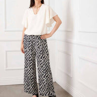 Karen Kane - Satin Wide-leg Pants - Petite