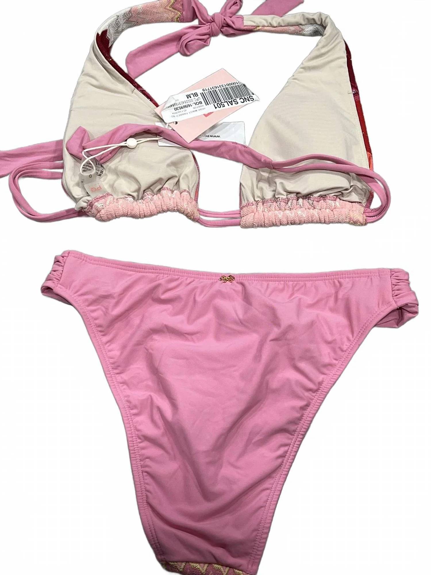 Pq Swim - Eleanor Halter Bikini Top & High Waist Bikini Bottom Set