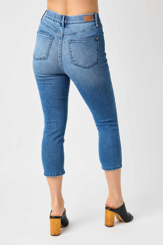 Judy Blue - High Waist Pull On Denim Jeans