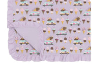Kickee - Toddler Ruffle Blanket