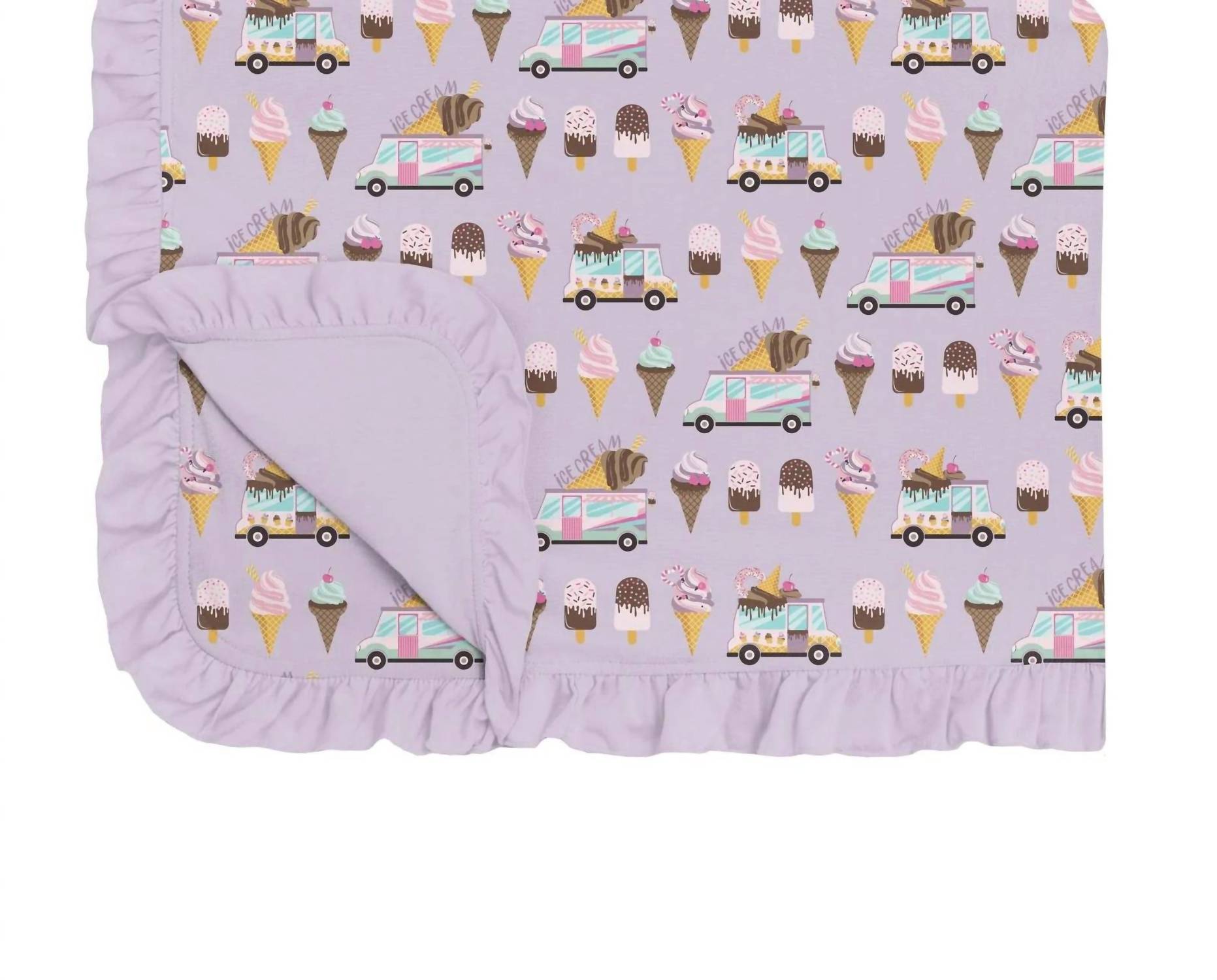 Kickee - Toddler Ruffle Blanket