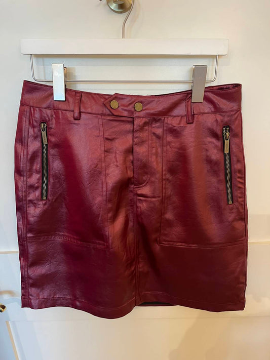 Esqualo - Skirt Zipper Metallic