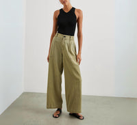 Rails Greer Wide Leg Pants in canteen - women's pants - alternate view