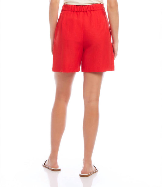 Karen Kane - High Waist Pleated Shorts