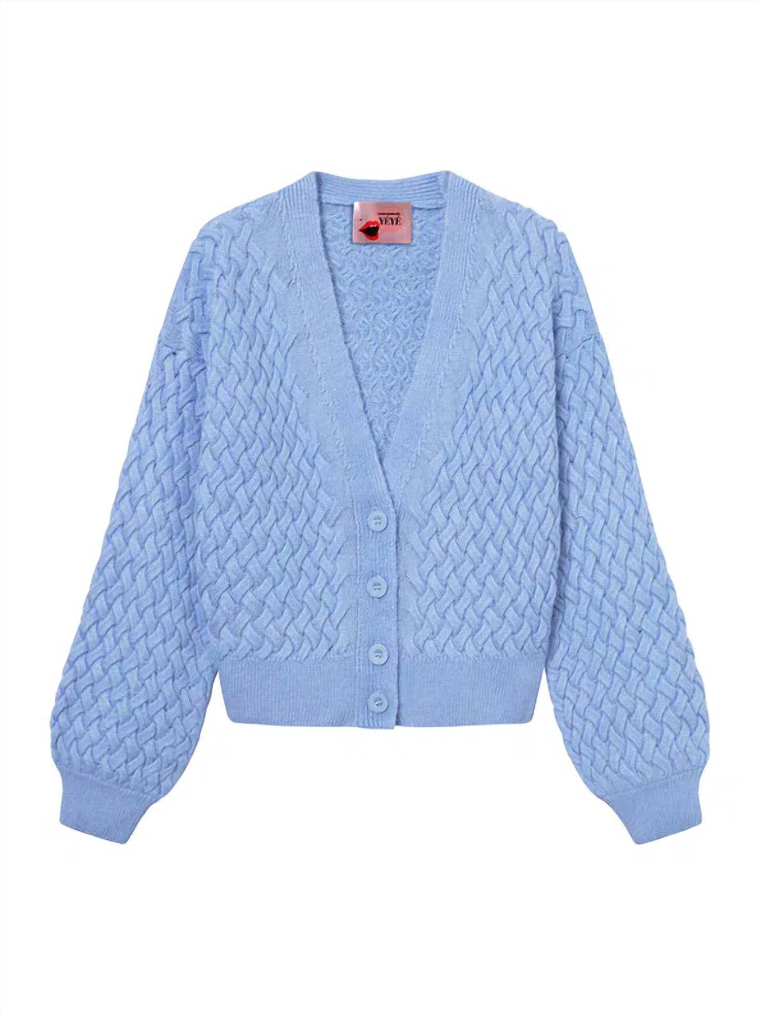 Mademoiselle Yeye - Heavenly Chunky Knit Cardigan