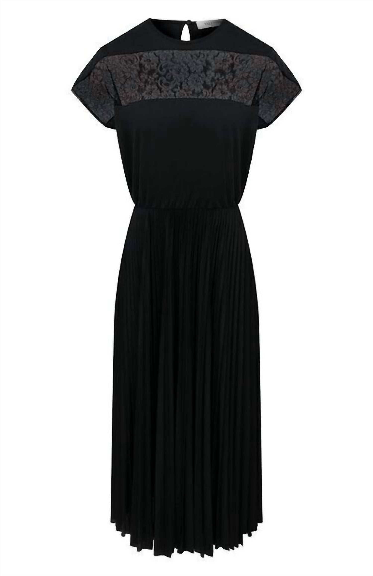 Valentino - Lace Detail Midi Dress